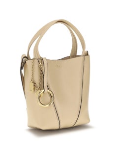 Borsa a tracolla Chloé Spin — Beige