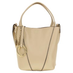 Borsa a tracolla Chloé Spin — Beige