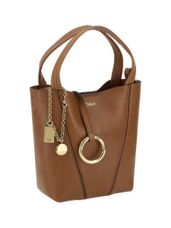Chloé Spin Schultertasche – Braun