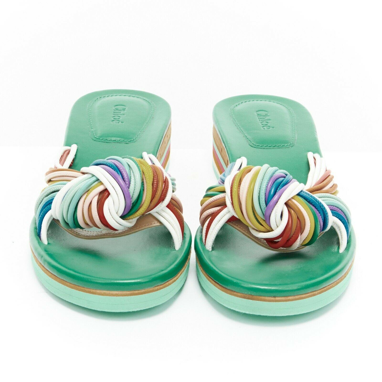 chloe rainbow sandals