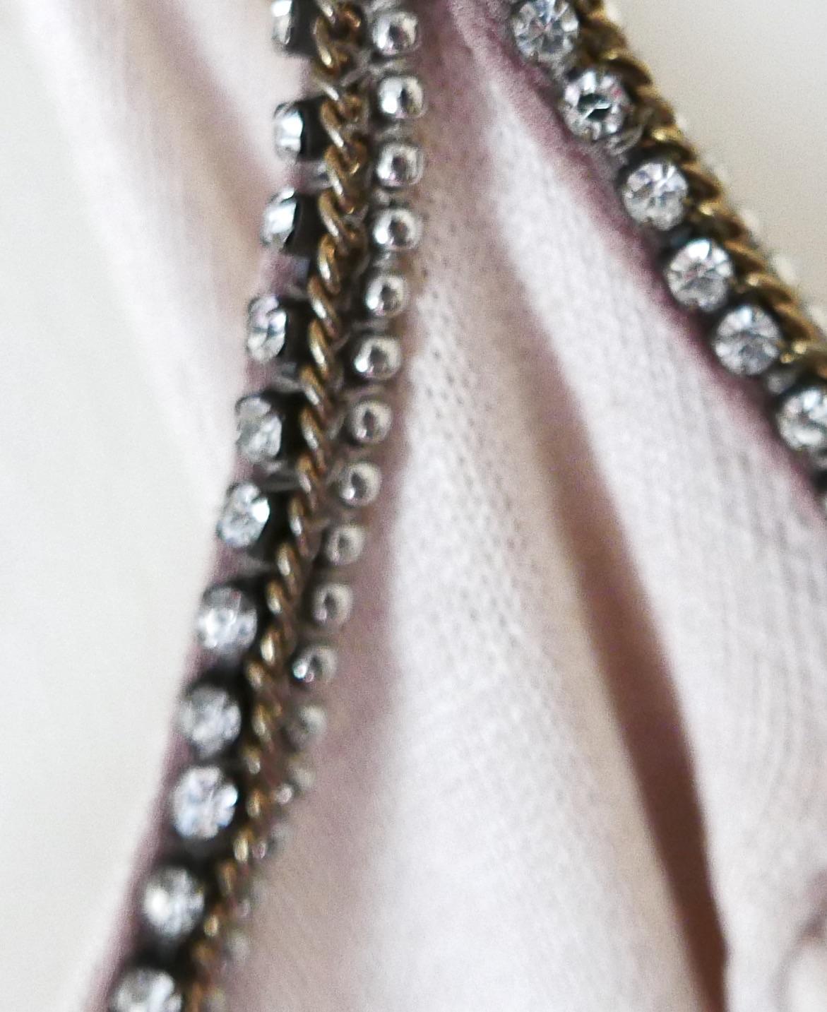 Chloe SS19 Crystal Strap Silk Mini Dress In New Condition In London, GB