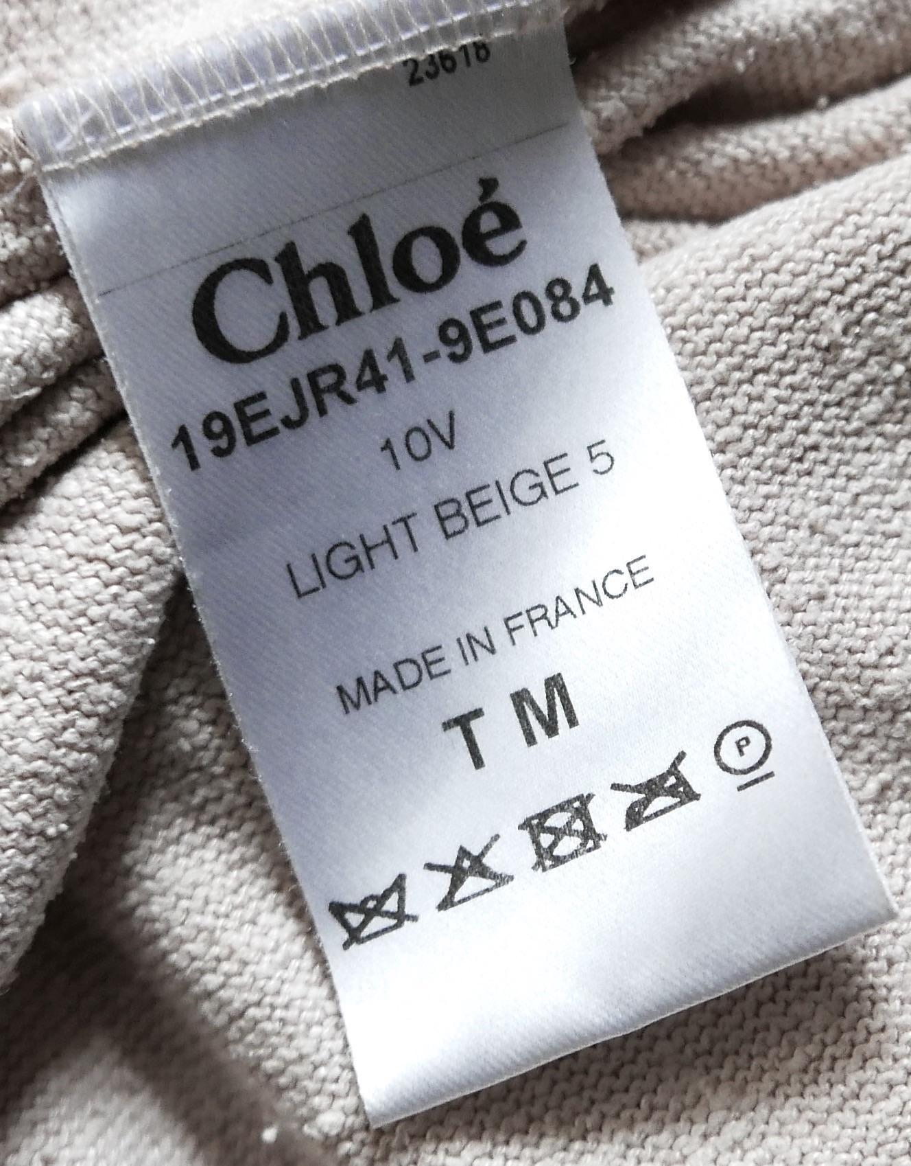 Chloe SS19 Crystal Strap Silk Mini Dress For Sale 3