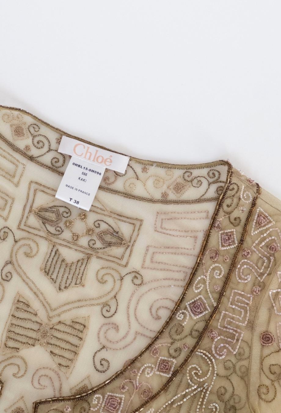 Chloe Stella McCartney F/W 2000 Runway Beaded Embellished Top Gisele Bündchen 4