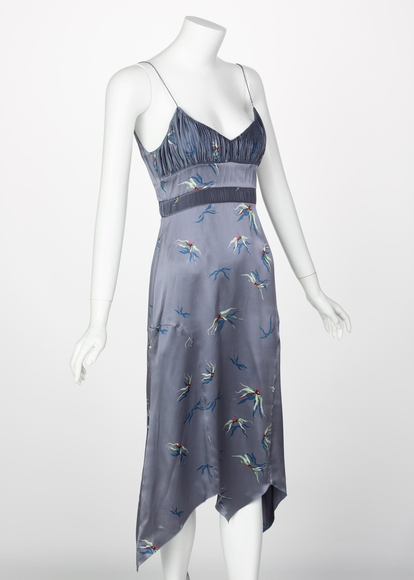 stella mccartney embroidered slip dress