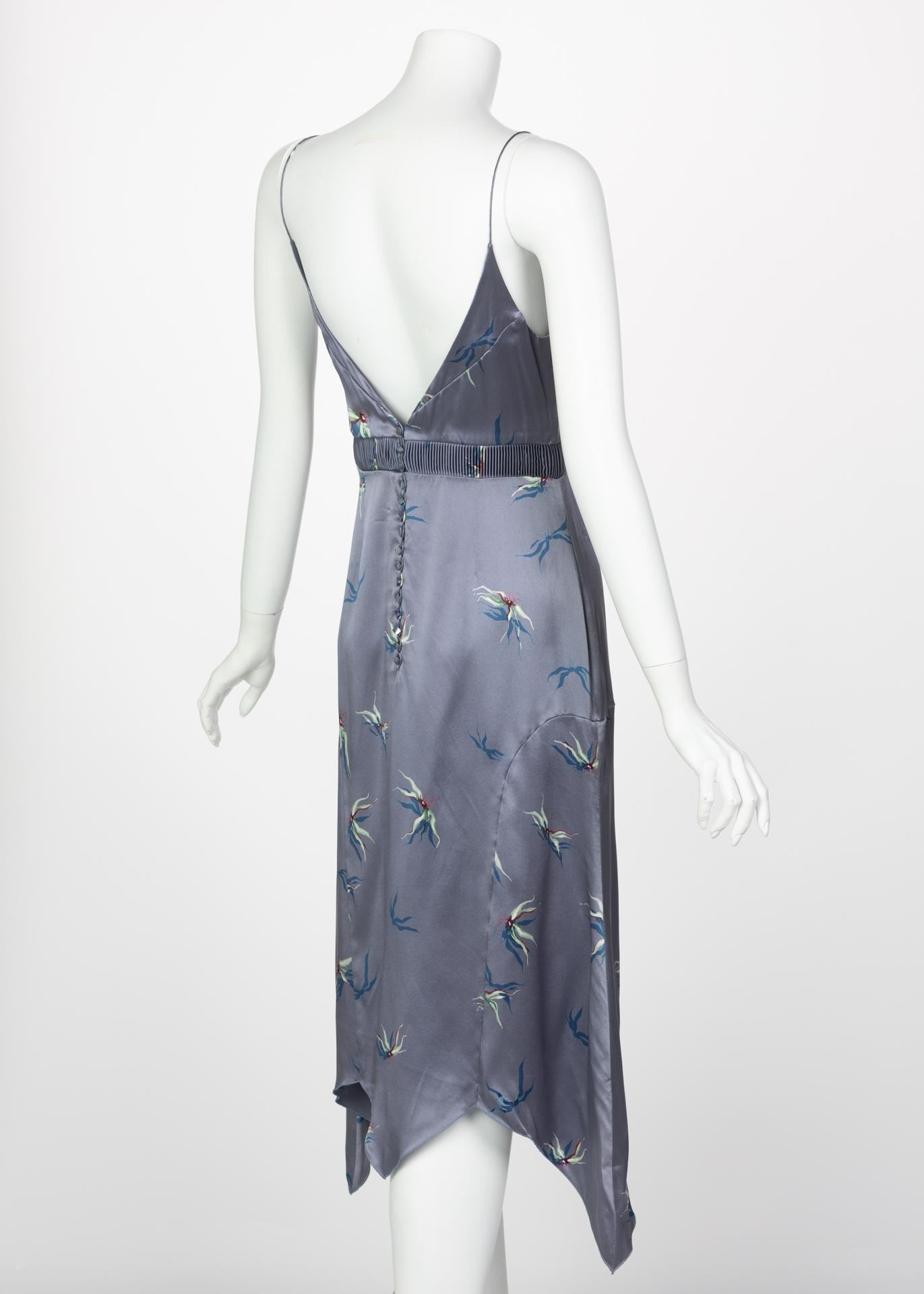 Women's Chloé Stella McCartney Silk Slip Dress Shawl Set , 1990s