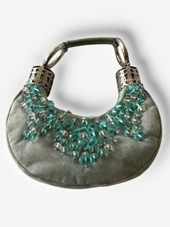 Chloé Suede Beaded Bracelet Hobo Bag — Phoebe Philo Era