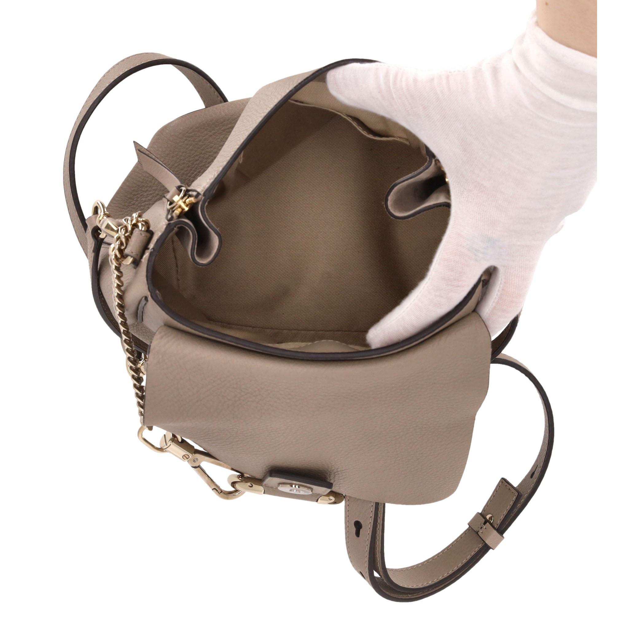 Chloe Suede & Calfskin Small Faye Backpack en vente 2