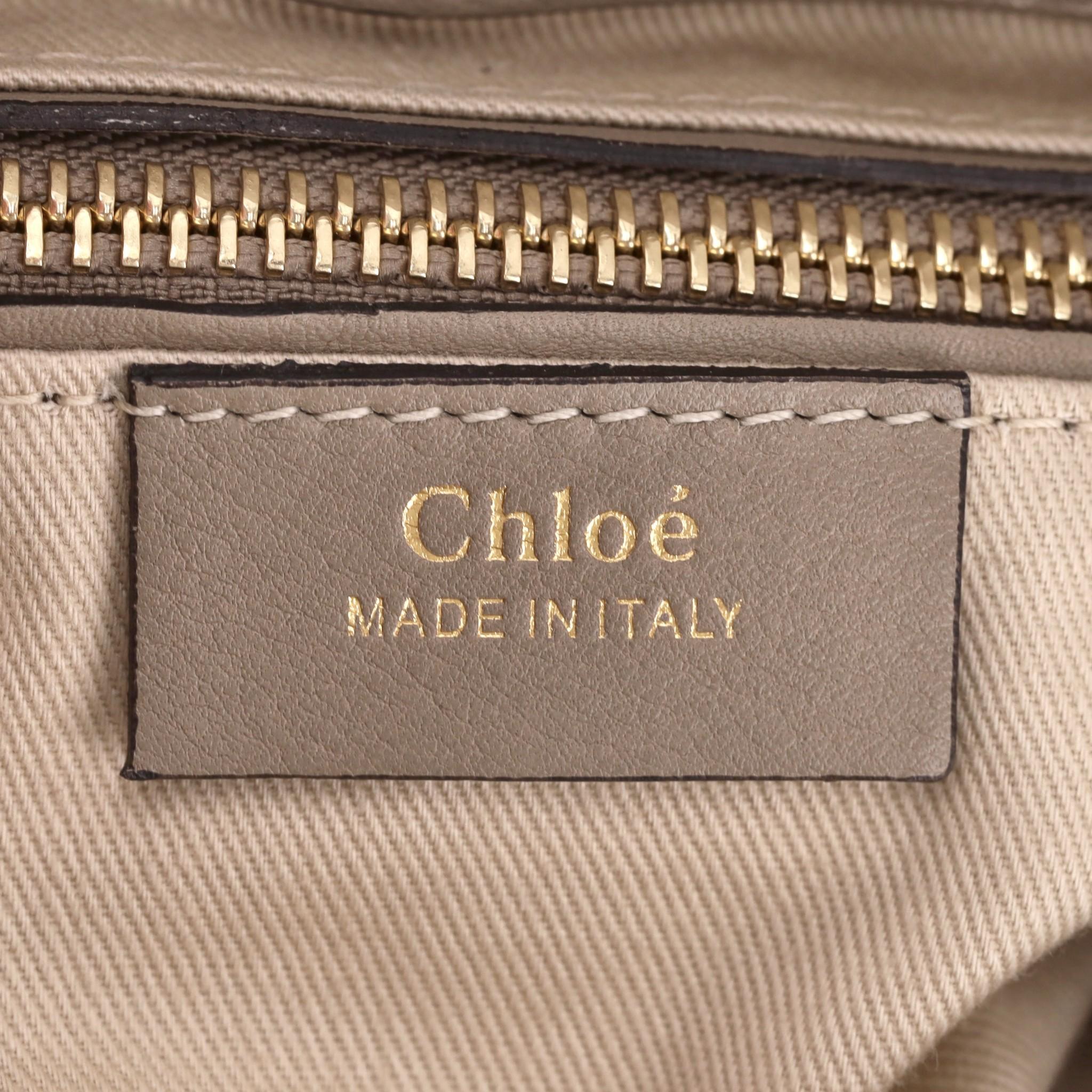 Chloe Suede & Calfskin Small Faye Backpack en vente 4