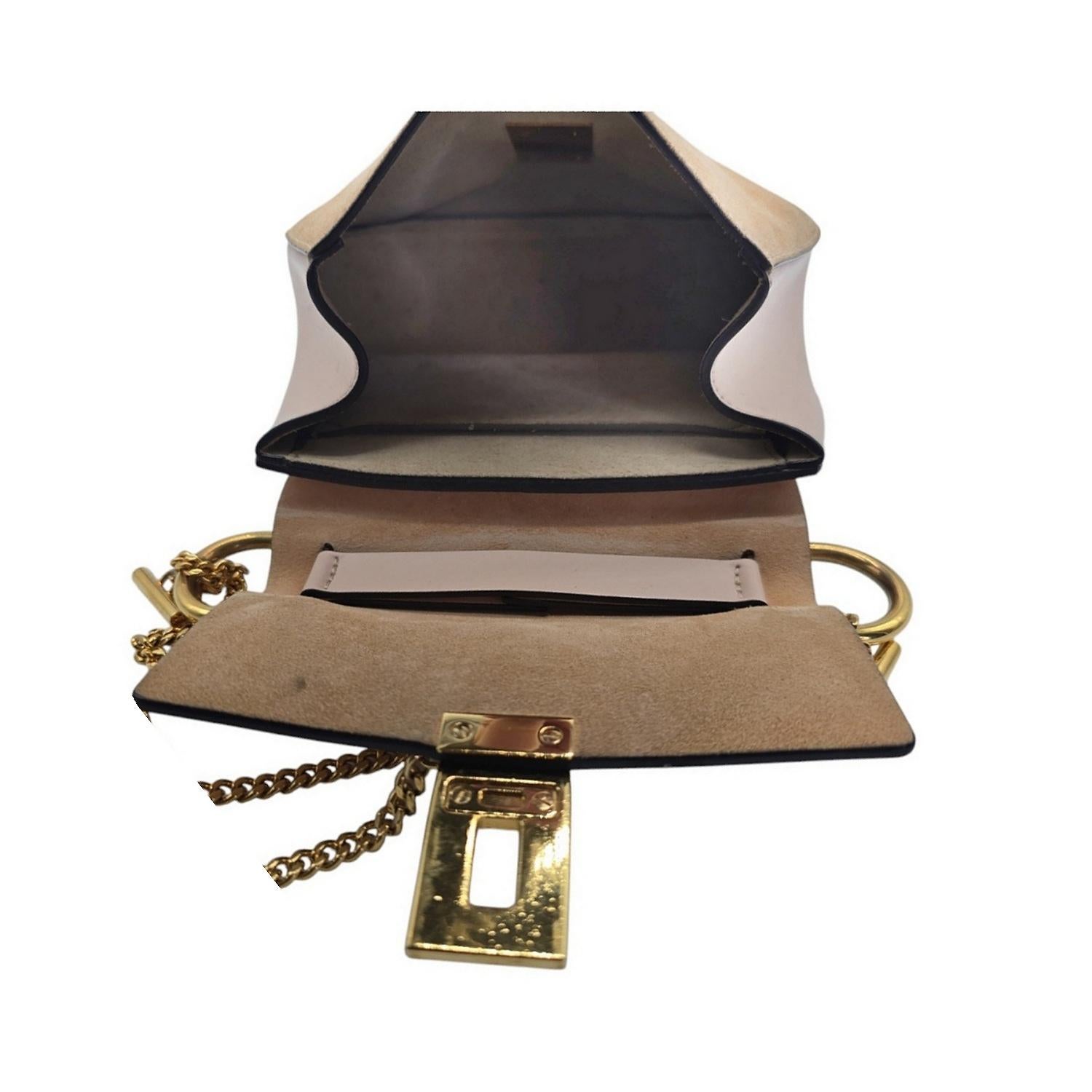 Chloe Suede Calfskin Suede Mini Drew Shoulder Bag For Sale 1