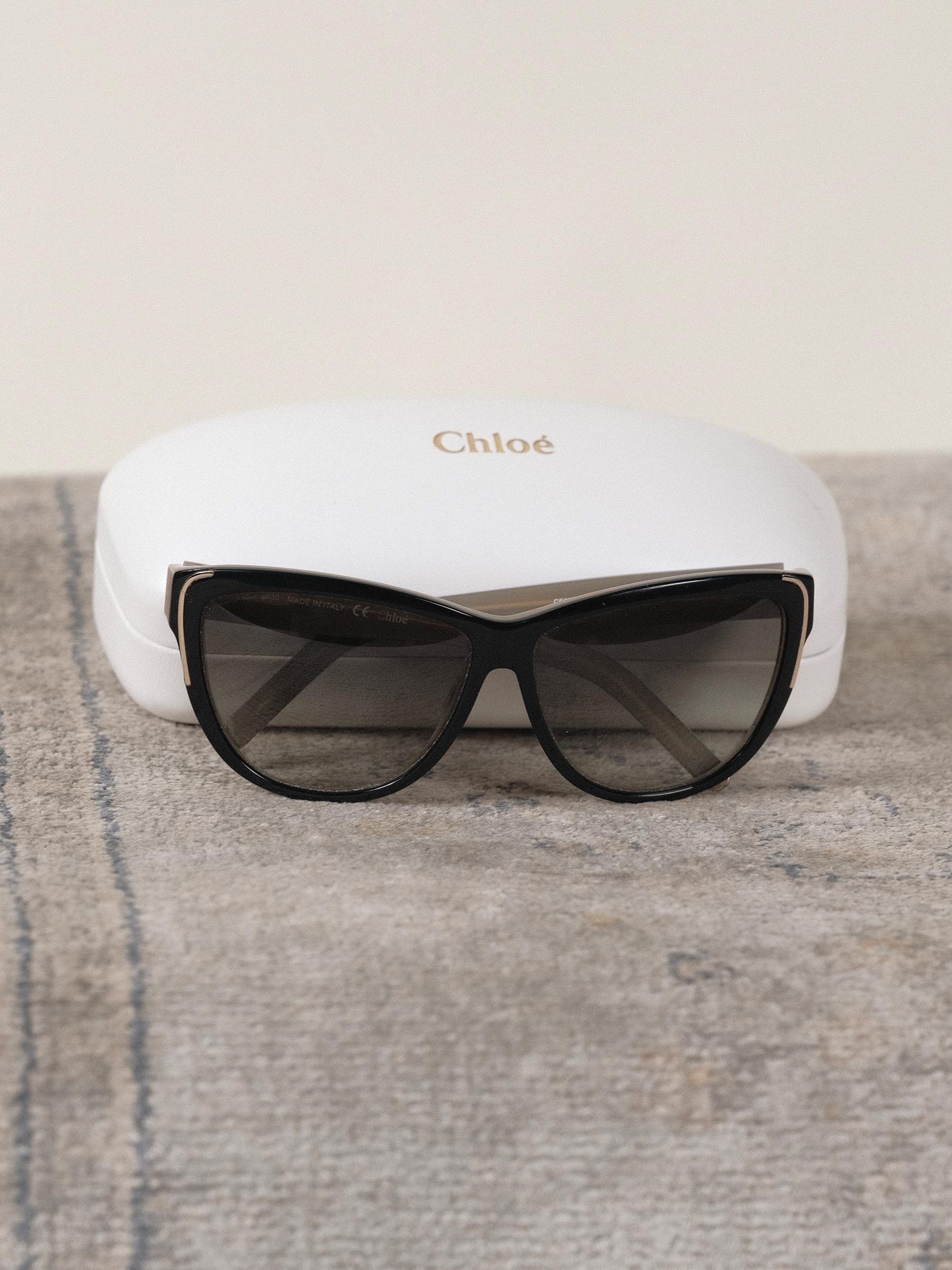 Gray Chloé Sunglasses Cat Eye For Sale