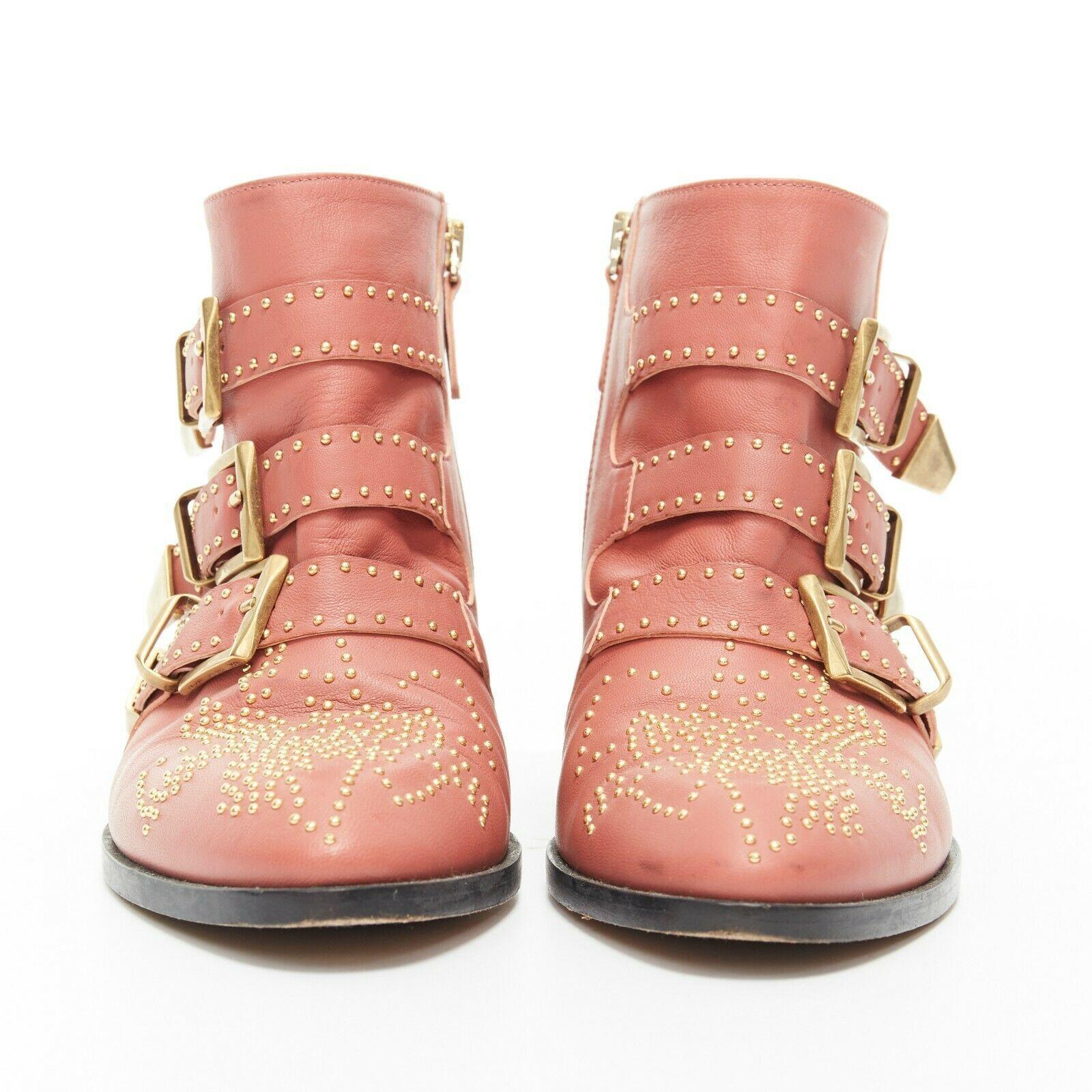chloe susanna boots pink