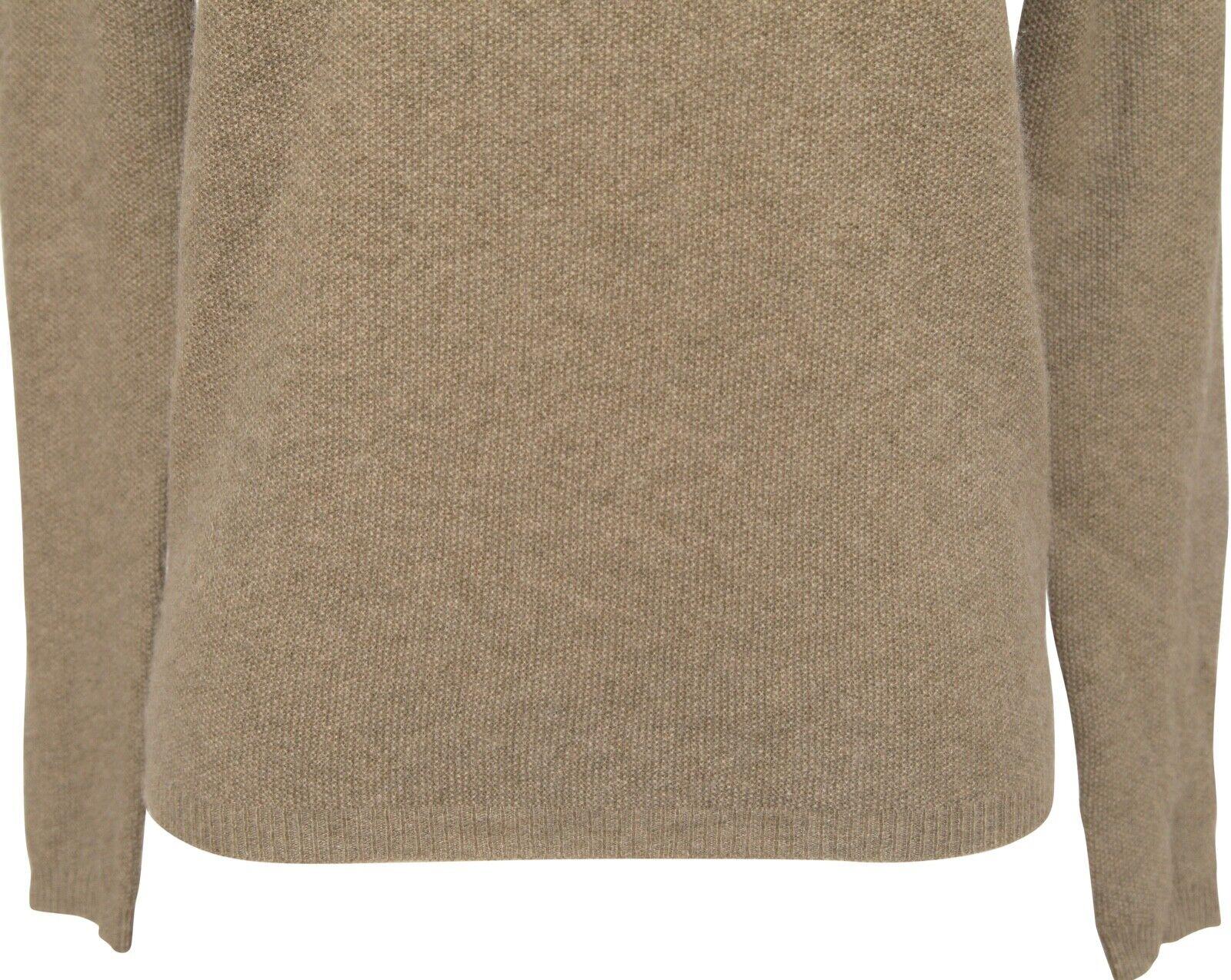 CHLOE Sweater Knit Top Shirt Long Sleeve Cashmere Mossy Green V-Neck XS For Sale 1