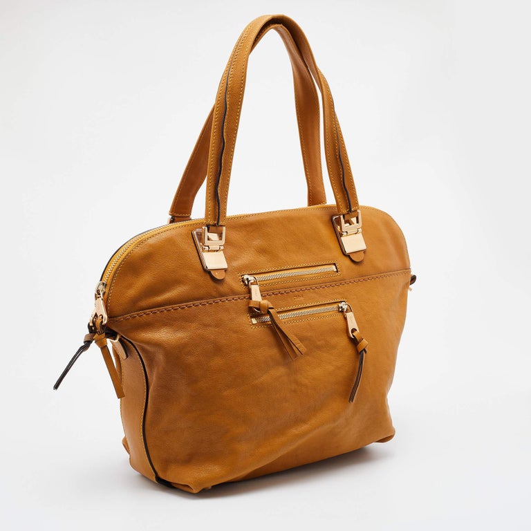 Chloe Tan Leather Angie Hobo For Sale at 1stDibs