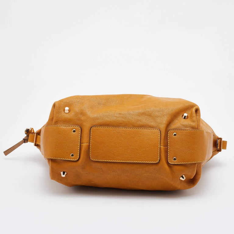 Chloe Tan Leather Angie Hobo For Sale at 1stDibs