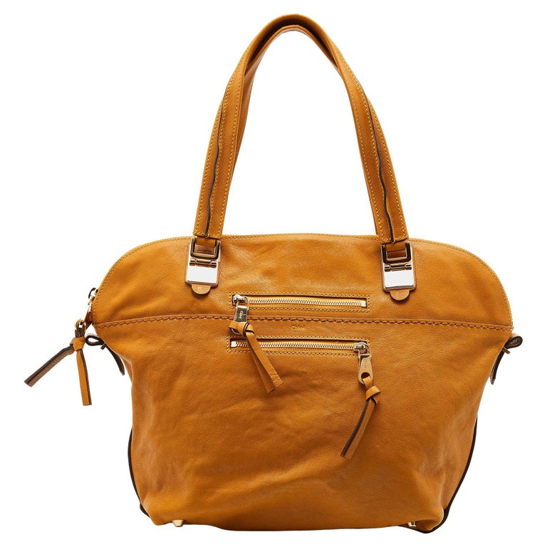 Chloe Tan Leather Angie Hobo For Sale at 1stDibs