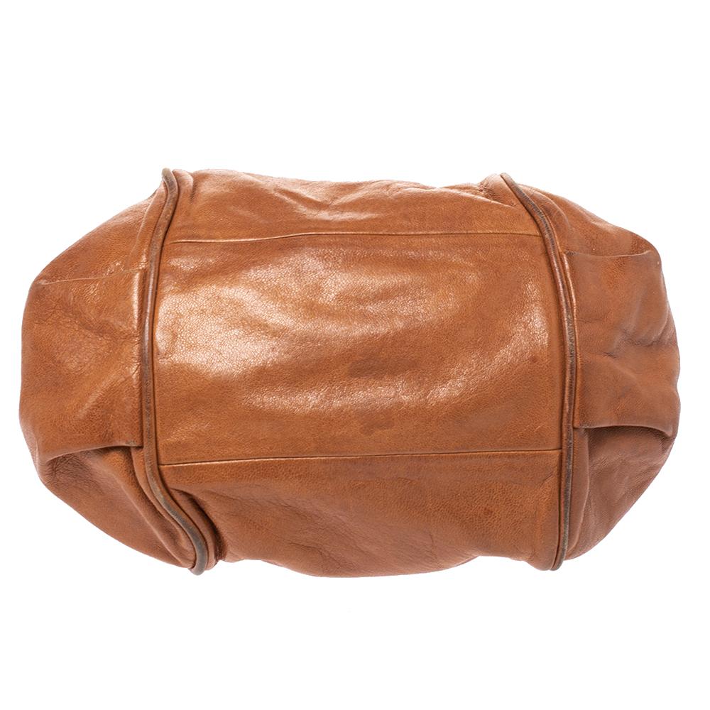Brown Chloe Tan Leather Crossbody Bag