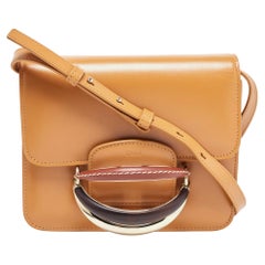 Chloe Tan Leather Kattie Crossbody Bag