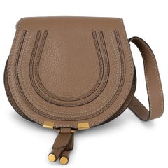 CHLOE tan leather MARCIE MINI Crossbody Bag