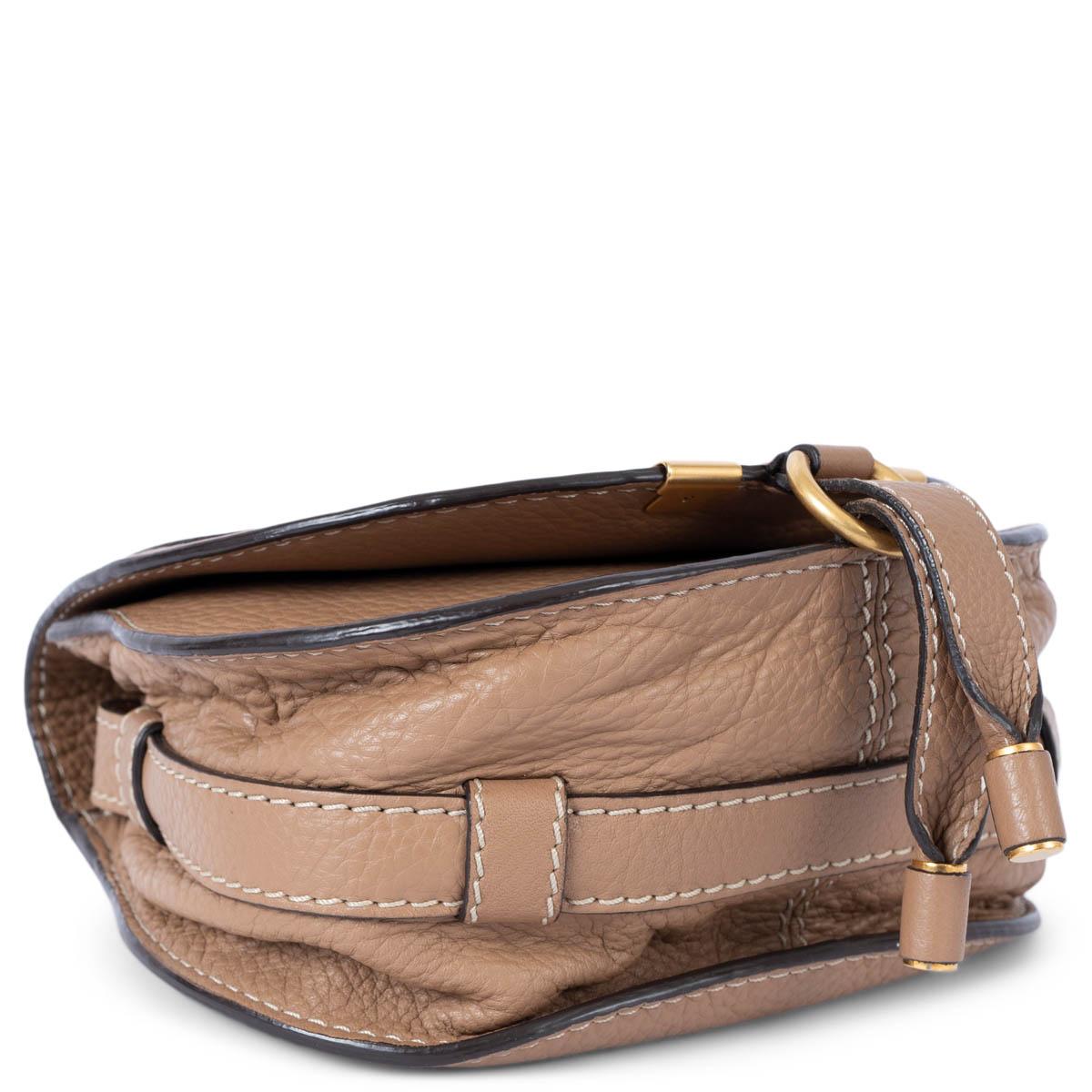 CHLOE tan leather MARCIE MINI Crossbody Bag For Sale 1