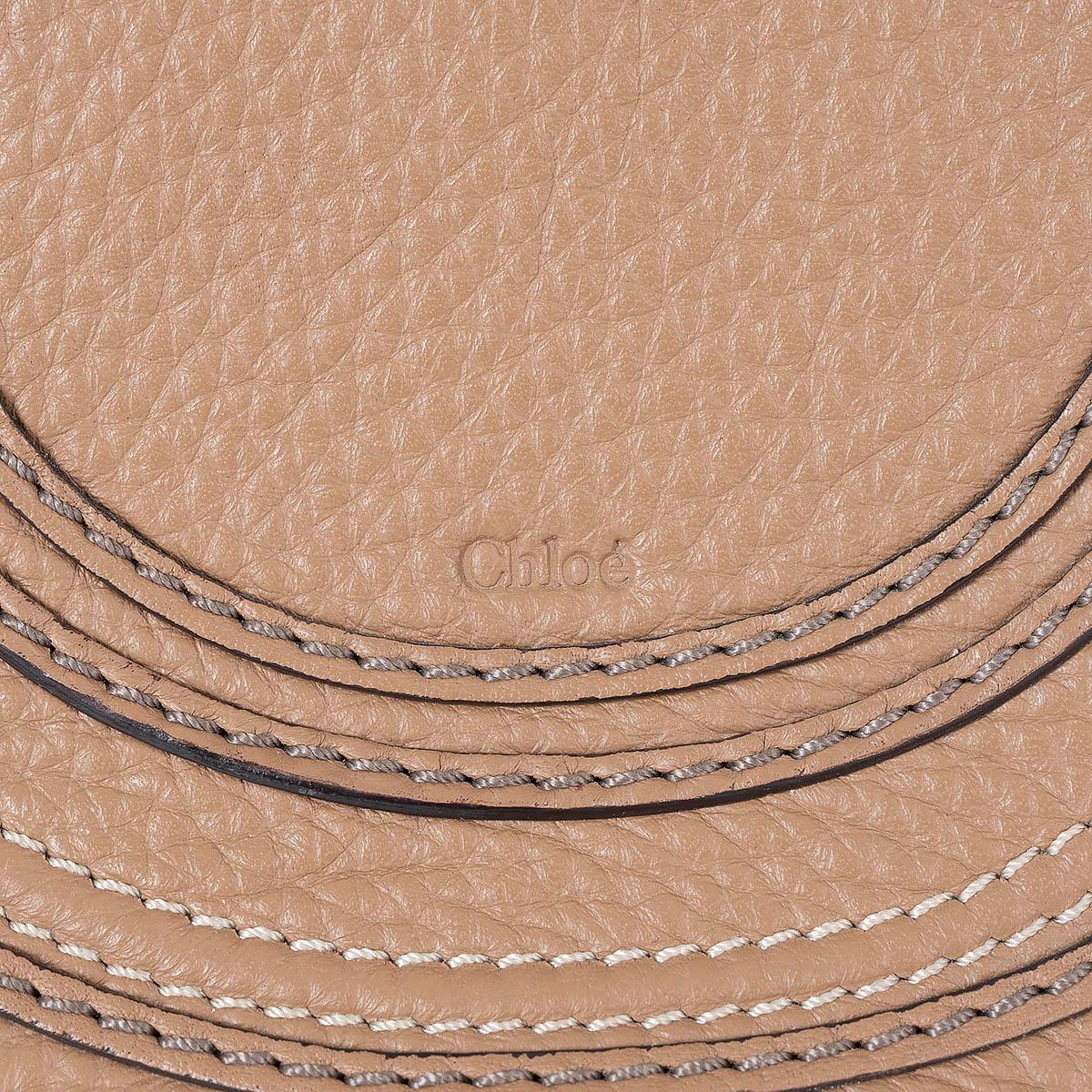 CHLOE tan leather MARCIE MINI Crossbody Bag For Sale 3