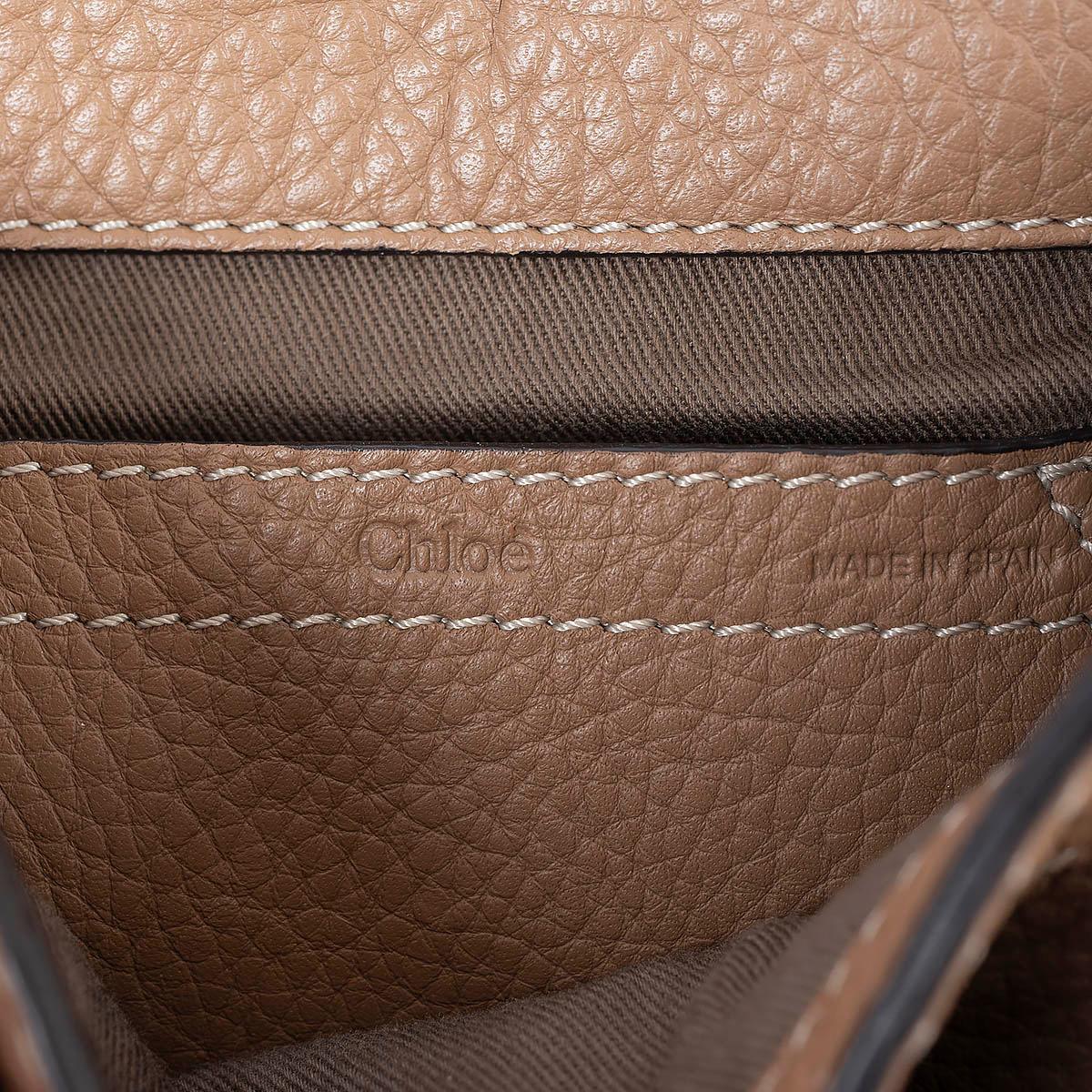 CHLOE tan leather MARCIE MINI Crossbody Bag For Sale 4