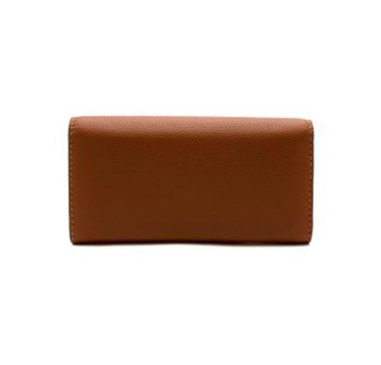 Chloe Tan Leather Marcie Wallet For Sale at 1stDibs