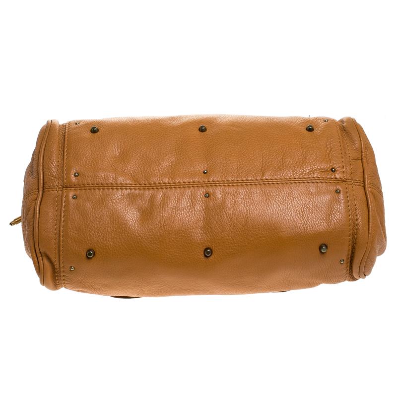 Chloe Tan Leather Medium Paddington Satchel Bag 4