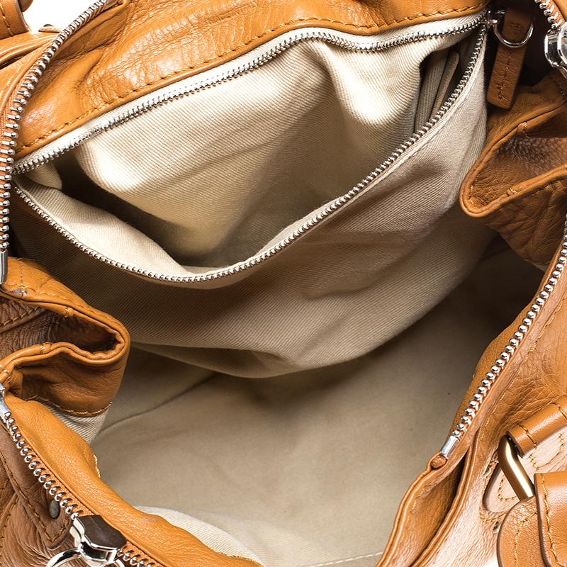 Brown Chloe Tan Leather Medium Paddington Satchel Bag