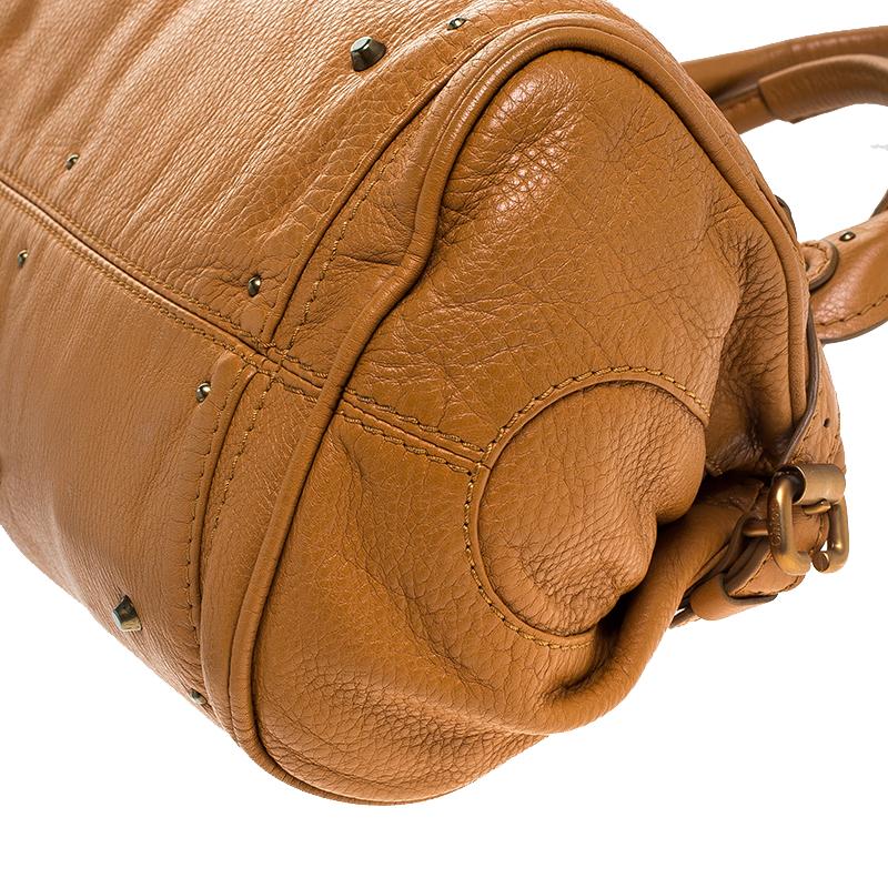 Chloe Tan Leather Medium Paddington Satchel Bag 2
