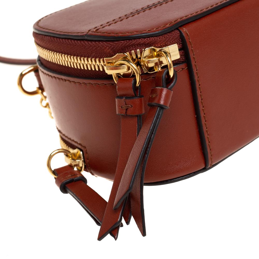 Chloé Tan Leather Mini C Vanity Shoulder Bag 2
