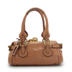 Chloe Tan Leather Paddington Small Handbag Satchel Bag