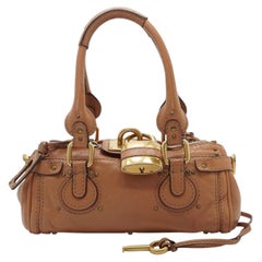 Chloe Tan Leather Paddington Small Handbag Satchel Bag