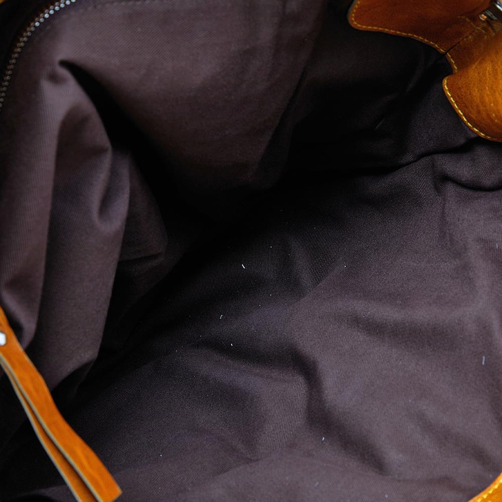Brown Chloe Tan Leather Saskia Square Tote Bag