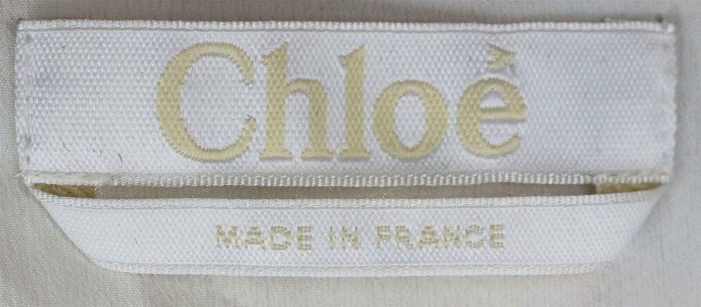 Beige Chloé Tasseled Broderie Anglaise & Tulle Panelled Linen Blend Top