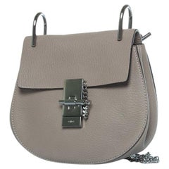 Chloe, Bolso Drew de piel color topo