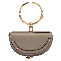 Chloé Small Nile Bracelet Bag Beige Leather ref.195833 - Joli Closet