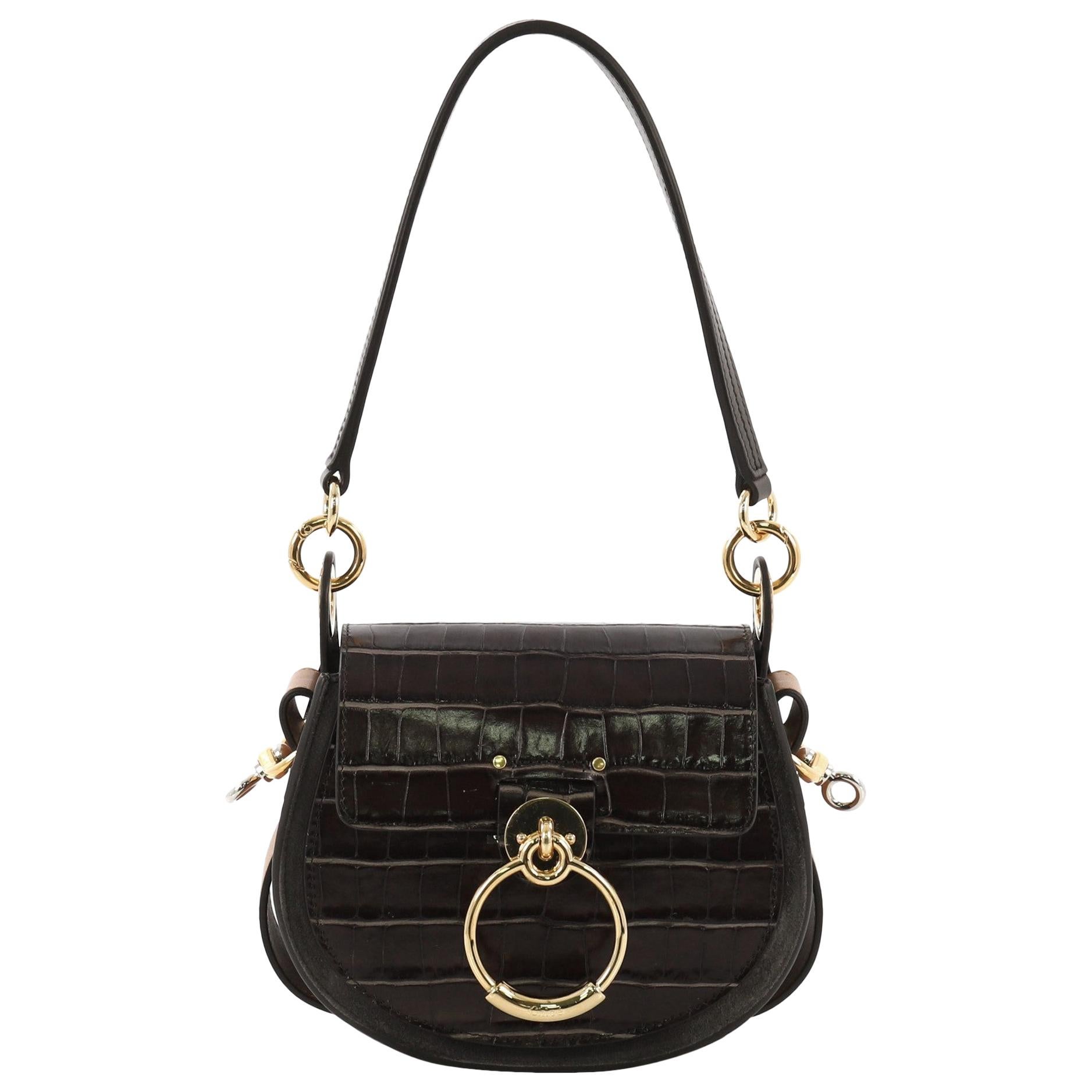 Chloe croc embossed bag new arrivals