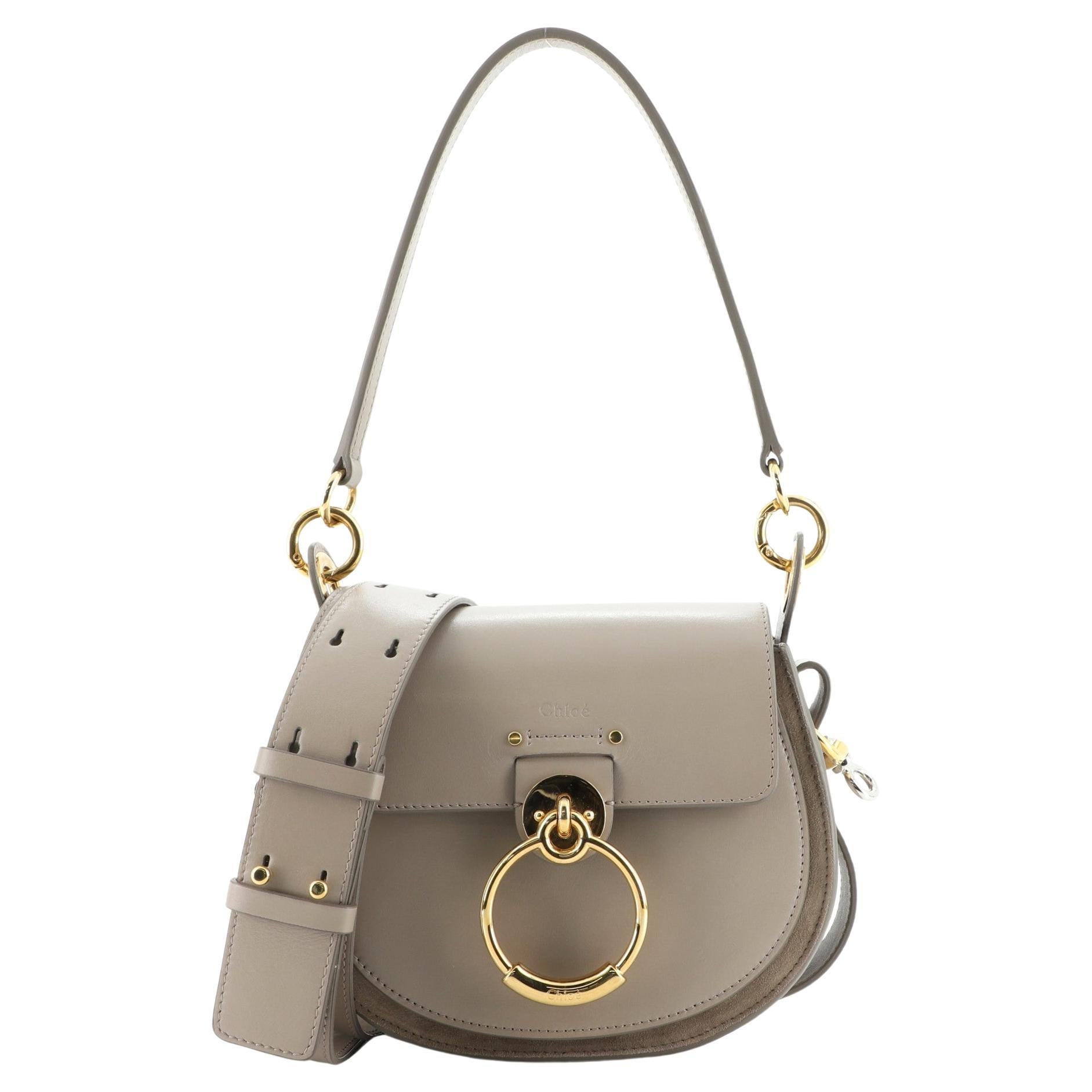 Chloe Faye Shoulder Bag Leather and Suede Small at 1stDibs