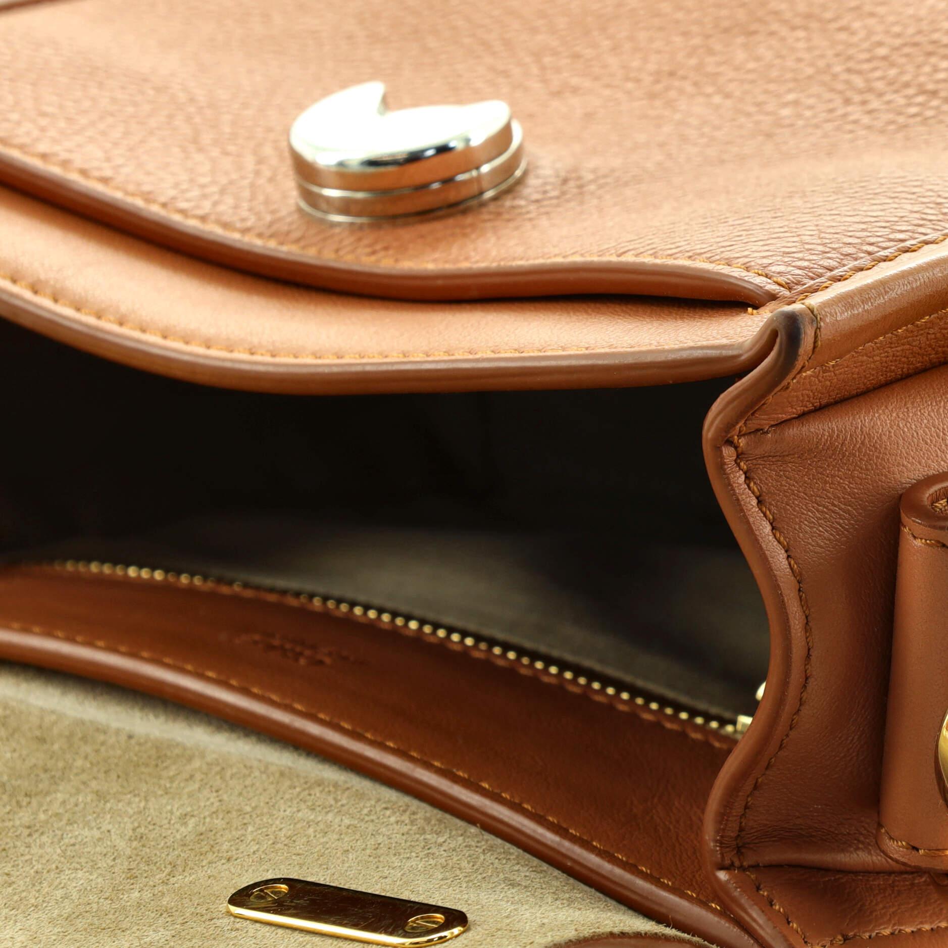 Chloe Tess Day Satchel Leather Small In Good Condition In NY, NY