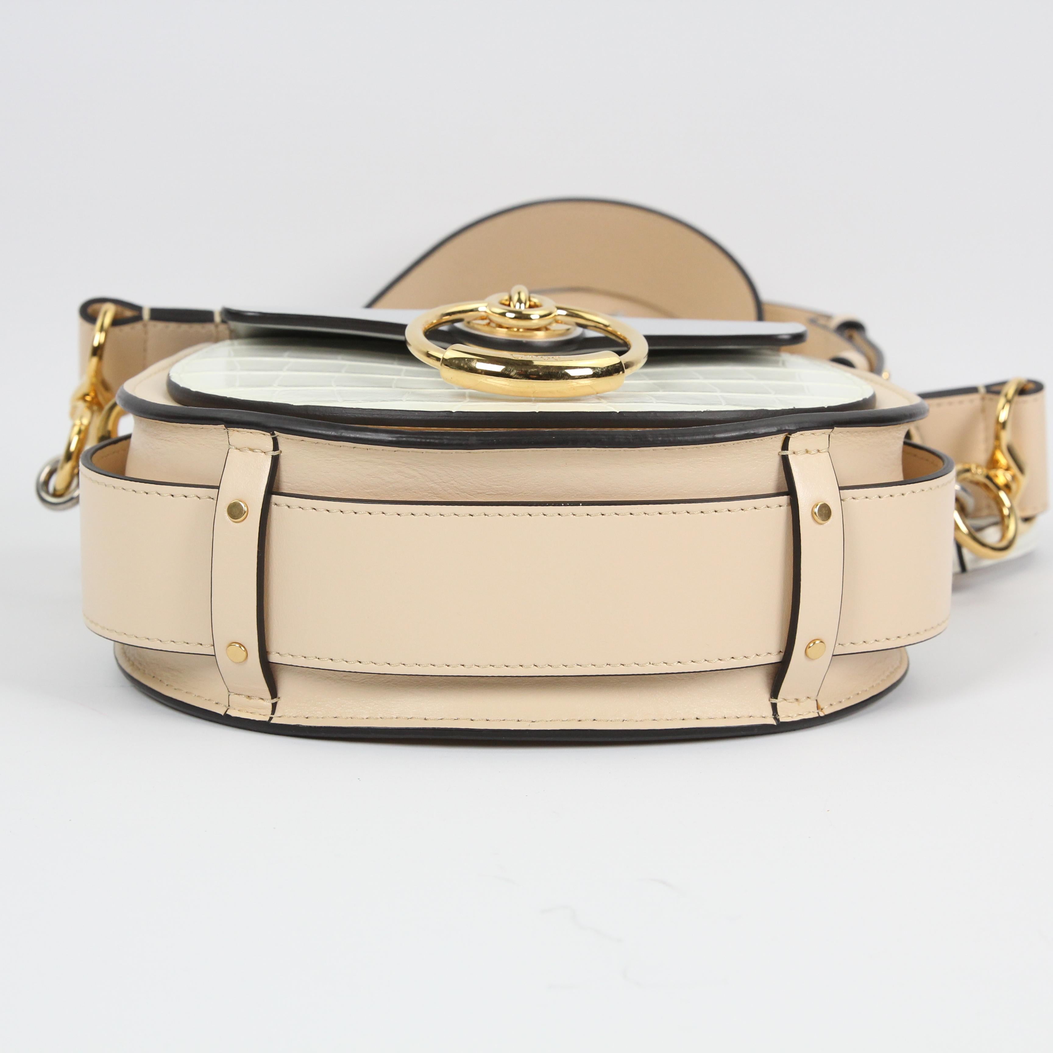 Chloé Tess leather crossbody bag For Sale 8