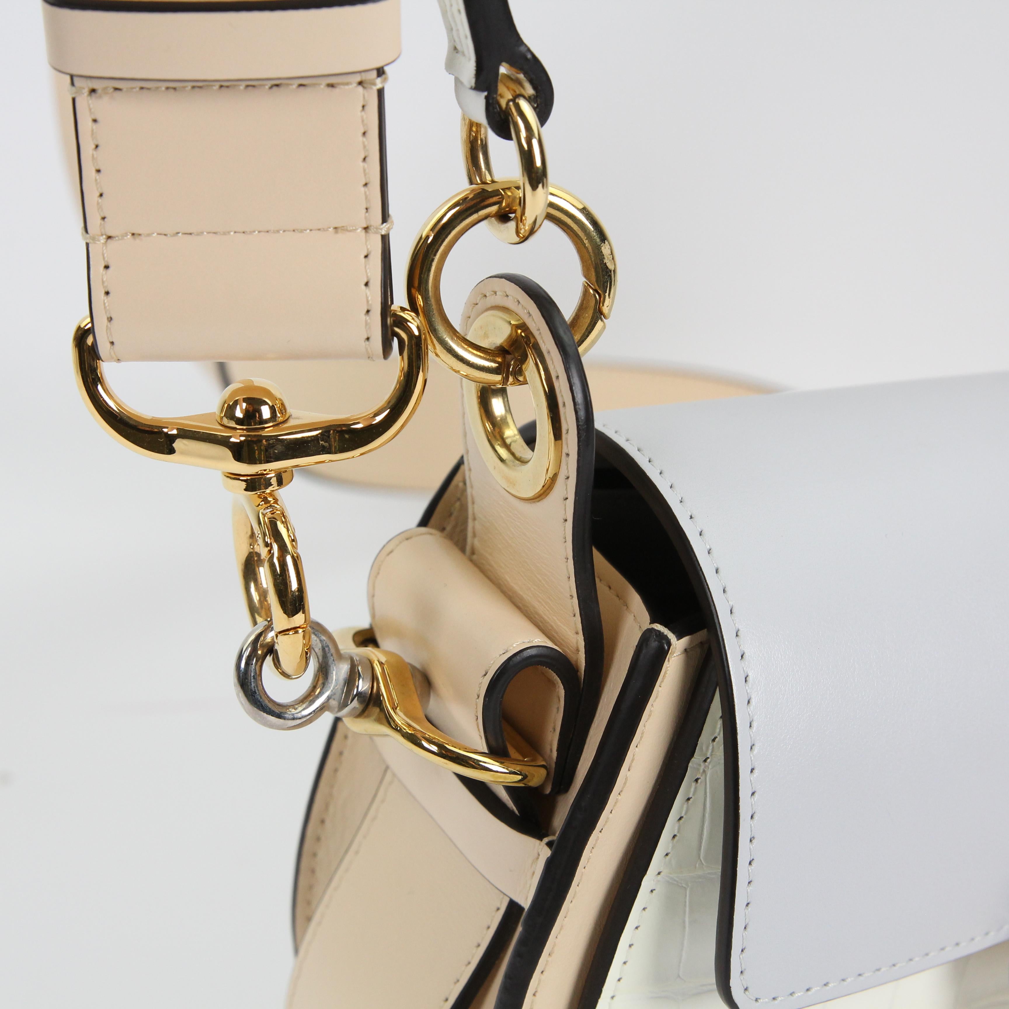 Chloé Tess Crossbody Tasche aus Leder im Angebot 9