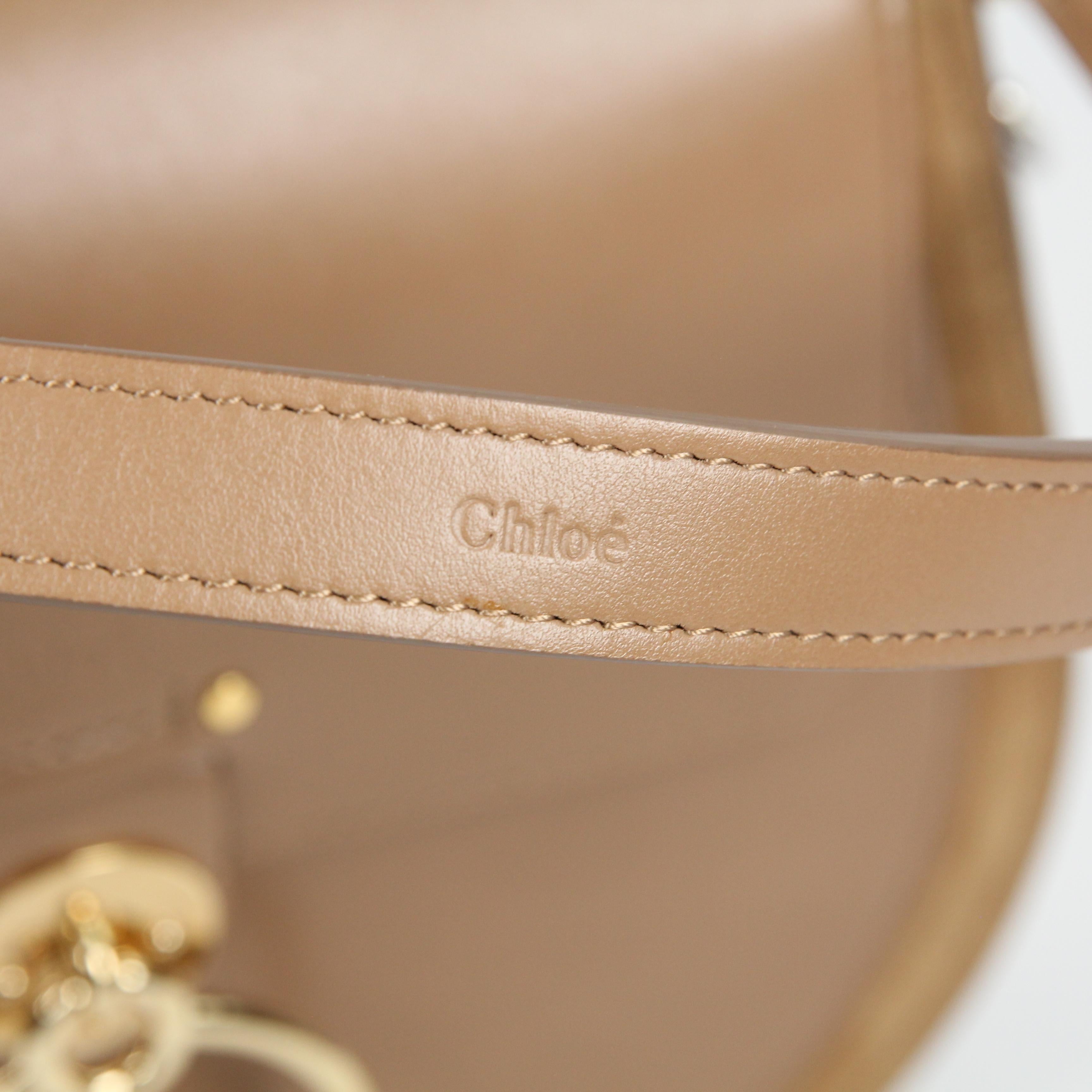 Sac à main en cuir Chloé Tess en vente 2