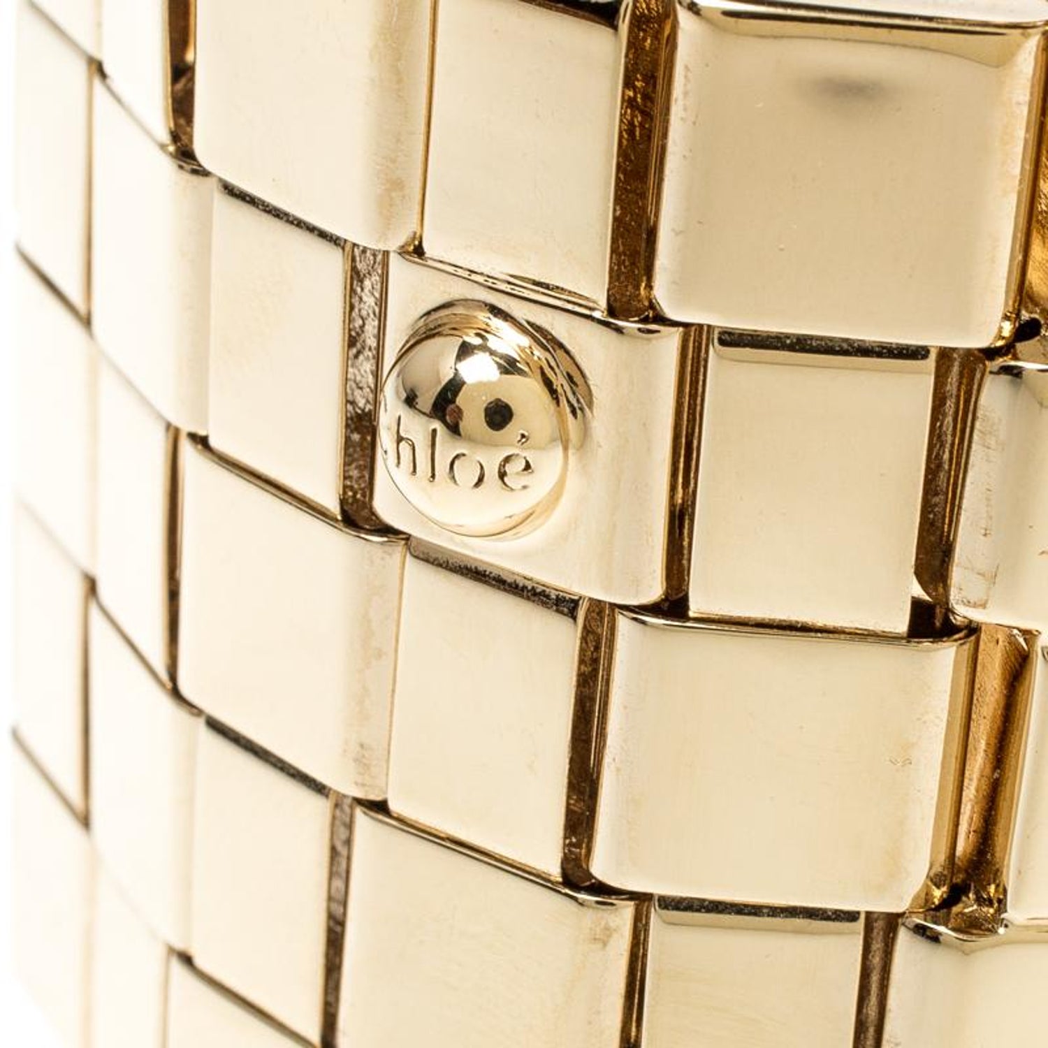 Chloe Tilly Wrist Gold Tone Wide Bracelet S M For Sale At 1stdibs Unboxing the chloe nile mini bracelet bag. chloe tilly wrist gold tone wide bracelet s m