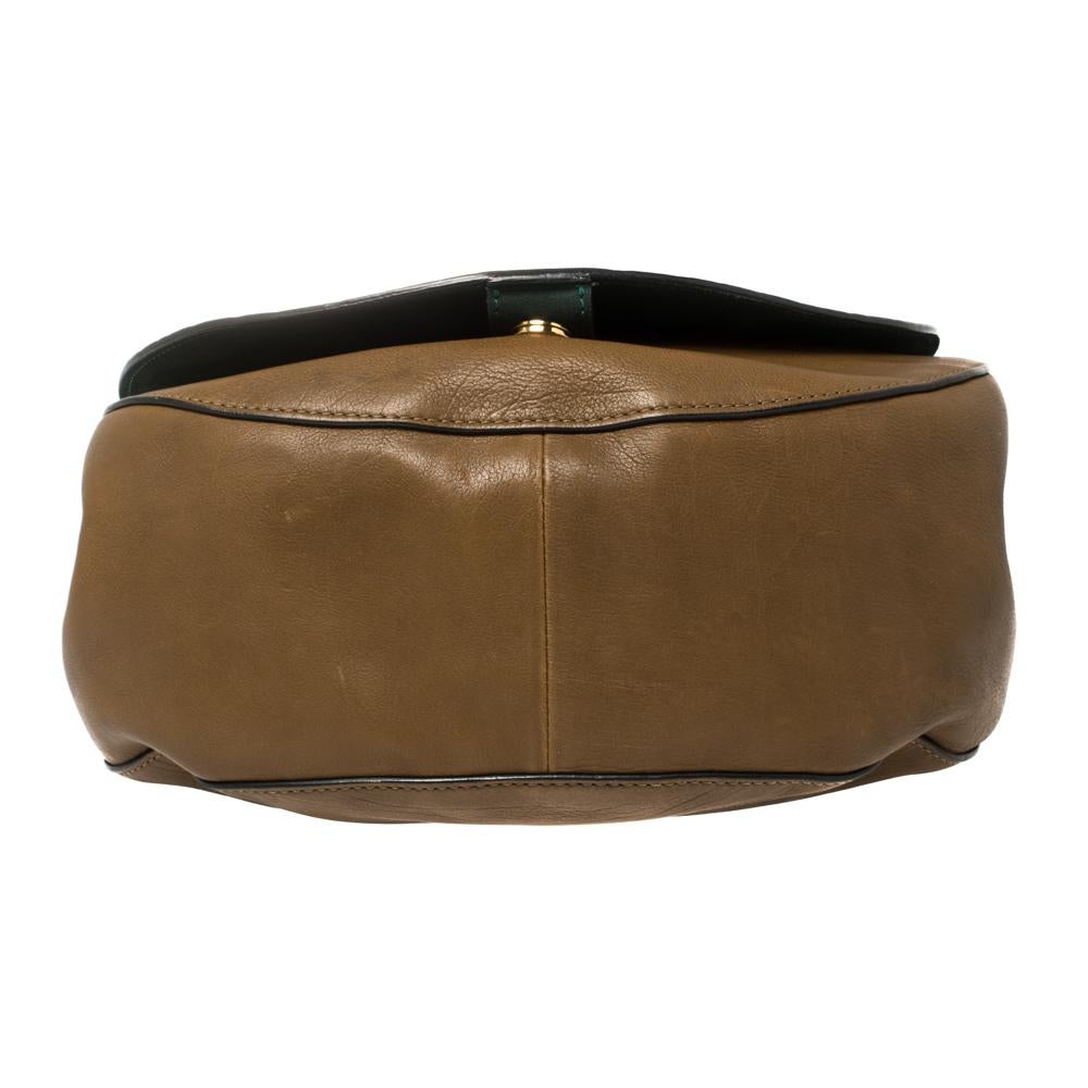 Chloe Tri Color Leather Drew Saddle Bag 6