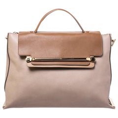 Chloe Tricolor Leather Large Clare Shoulder Bag