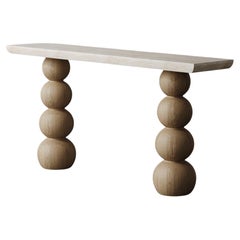 "Chloé" Turned Leg Console Table by Christiane Lemieux