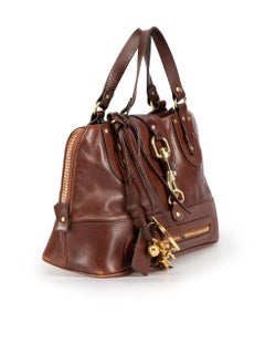 Chloé Vintage Brown Leather Kerala Equestrian Bag