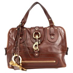 Chloé Used Brown Leather Kerala Equestrian Bag