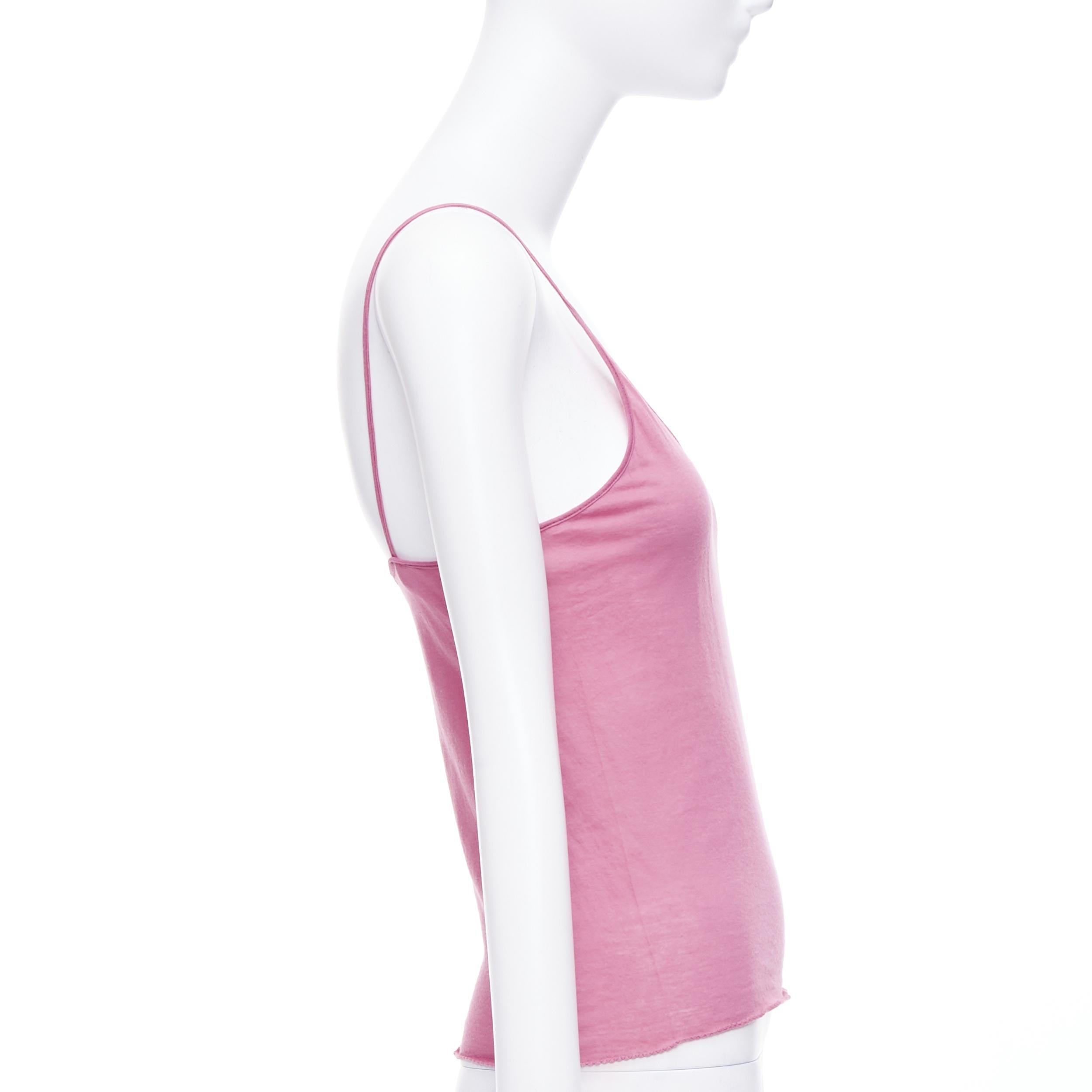 CHLOE Canotta vintage rosa lampone con spalline e camisole In condizioni ottime in vendita a Hong Kong, NT