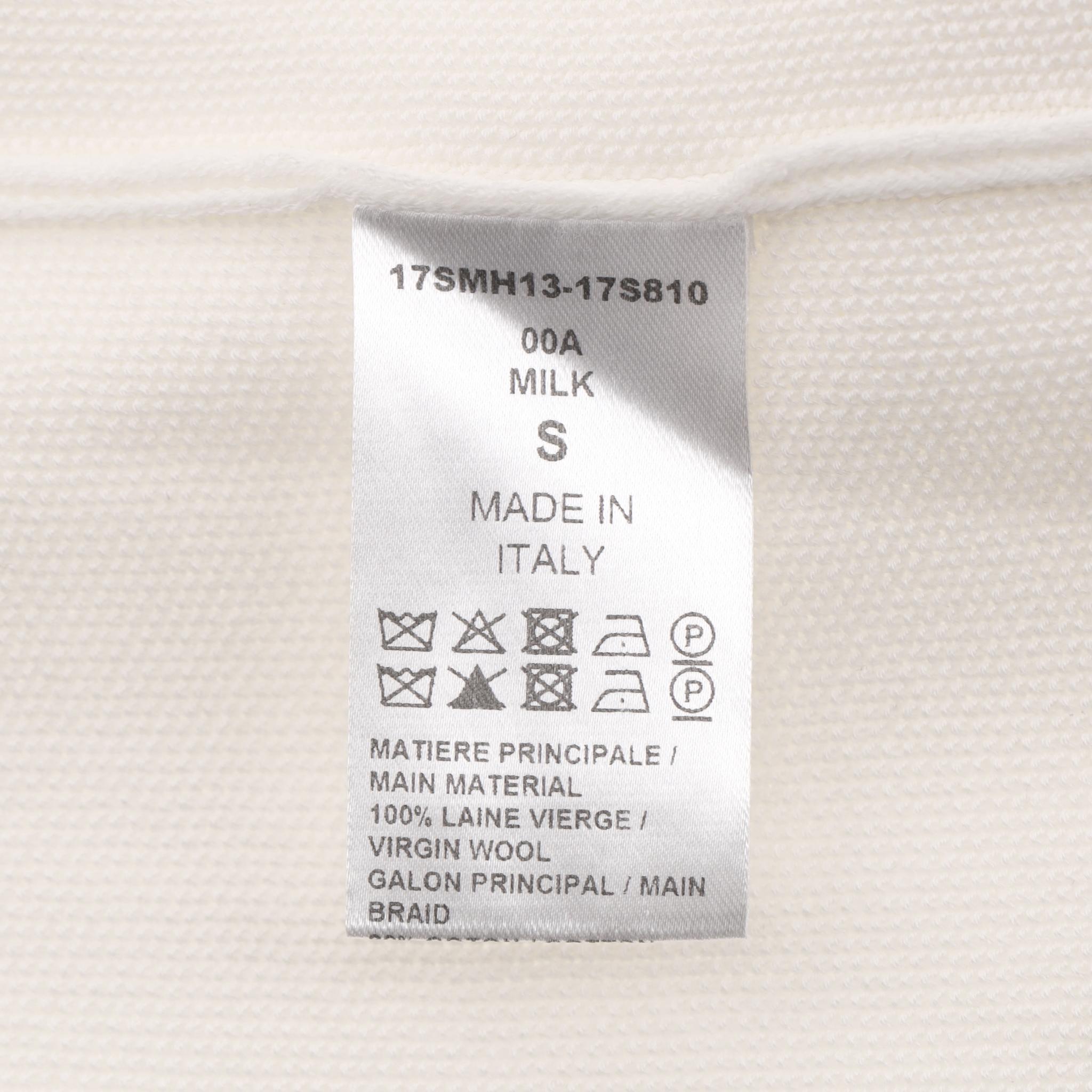 Chloe Virgin Wool Lace-Embellished Top/Jumper For Sale 1